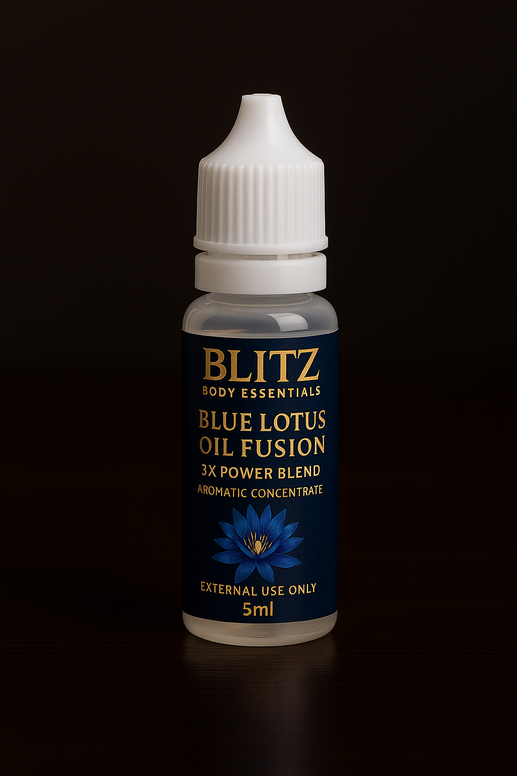 Blue Lotus Oil Fusion 5ml – 3X Power Blend Aromatic Concentrate (External Use Only)