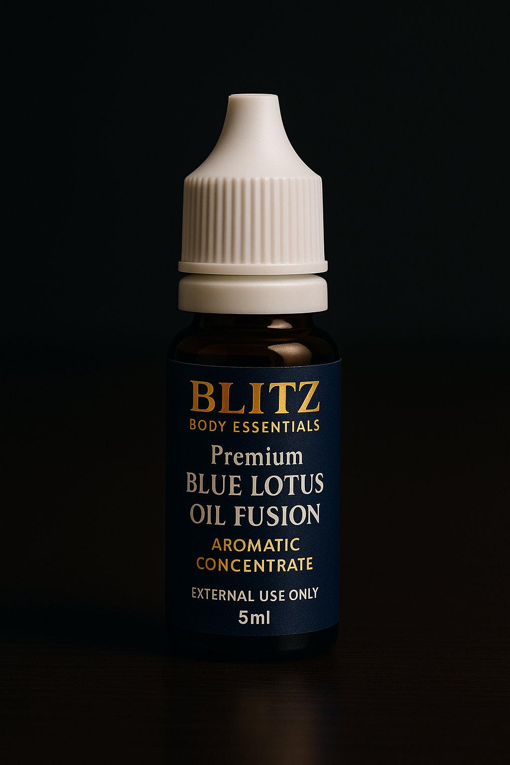 Premium Blue Lotus Oil Fusion 5ml – Aromatic Concentrate (External Use Only)